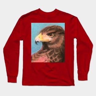 Red Hawk Artwork Long Sleeve T-Shirt